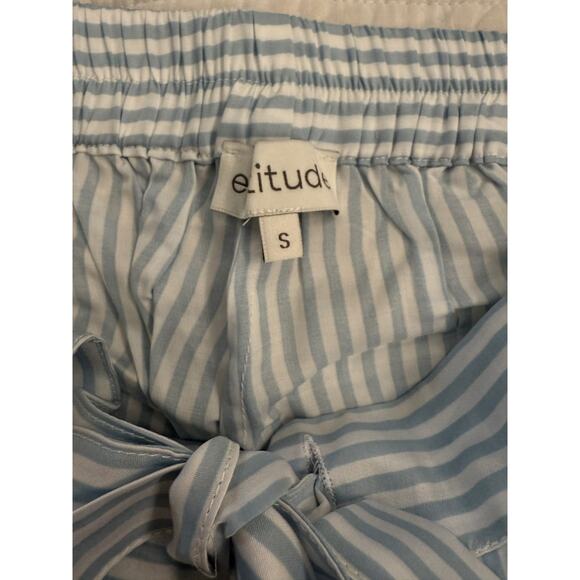 Ettitude Womens Small Bamboo Lyocell Pajama Lounge Pants Striped - Picture 3 of 6